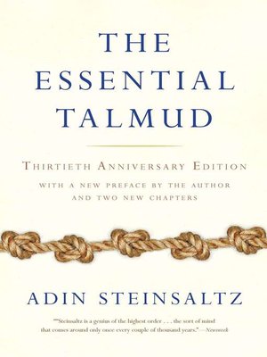 cover image of The Essential Talmud